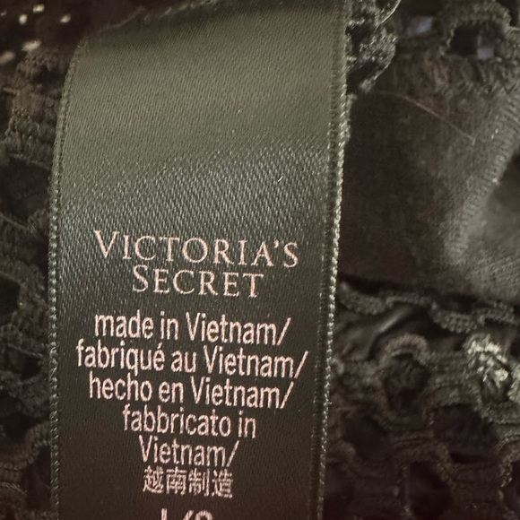 2019 Rare Victoria's Secret Black Mesh Cutout Panties - Picture 5 of 5